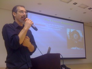 Brad teaching in China
